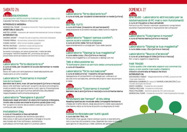 Terra equa è un progetto che nasce grazie alla legge regionale 26/2009, ed è il frutto del lavoro di 10 cooperative del commercio equo e solidale dell'Emilia Romagna Terra equa è un progetto che nasce grazie alla legge regionale 26/2009, ed è il frutto del lavoro di 10 cooperative del commercio equo e solidale dell'Emilia Romagna