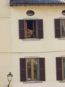 Dalla finestra di una casa di Dovadola.