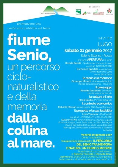 fiume Senio, un percorso ciclo-naturalistico e della memoria dalla collina al mare