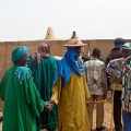 Mercato del bestiame a Gorom Gorom in Burkina Faso